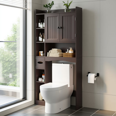 31'' W x 66'' H  Adjustable Freestanding Over The Toilet Storage