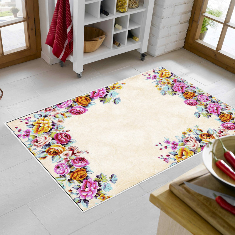 Pink Carpet Area Rug, 3.9 x 5.9 Feet | 100% Polyamide, 850 g/m² | Pile Height: 0.08 Inches | Non-Slip Underside, Machine Washable, Easy Clean Fabric | Perfect for Living Room, Bedroom, and Kids' Rooms