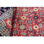 Hand-Knotted High-Quality Black and Red Area Rug