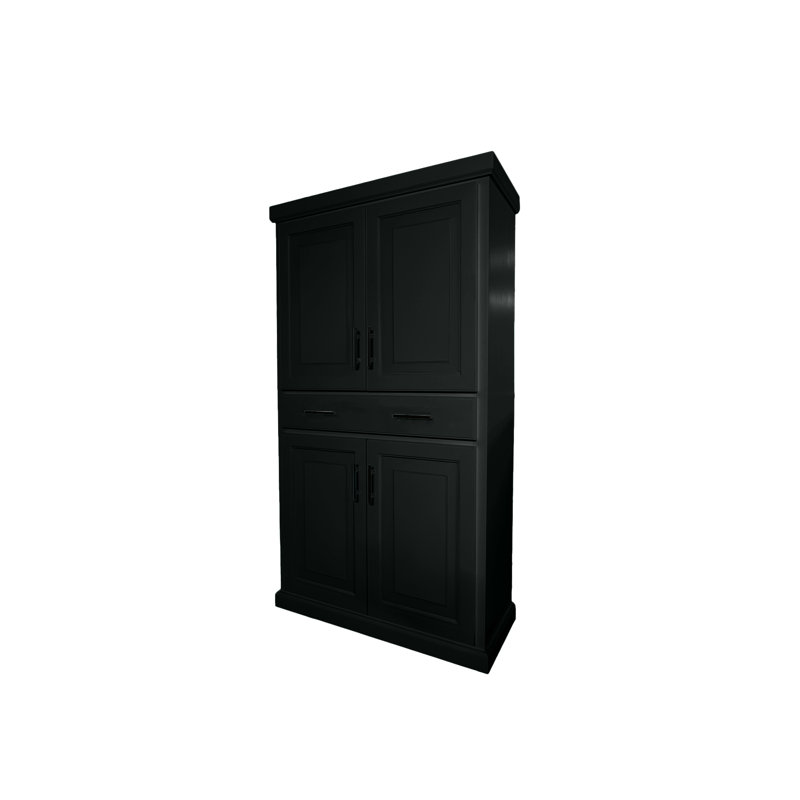 Armoire de cuisine avec tiroir Savannah, Noir