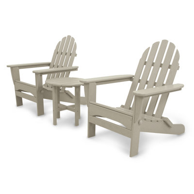 Ensemble Adirondack pliant POLYWOOD Classics 3 pièces
