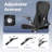 Izaiha Ergonomic Office Chair Upholstered Desk Chair Mesh Task Chair With Flip-up Armrest