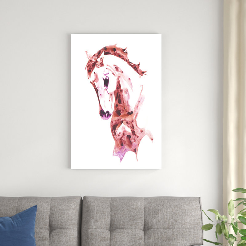 Grenat cheval II, H 36 po x l 24 po x P 1,25 po