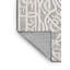 Tapis gris lavable à la machine-858444111