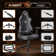 Adjustable Reclining Ergonomic Leather Swivel Computer And Racing Game Chair With Footstool