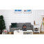Plastic Electric Tabletop Fireplace with Flame Guard