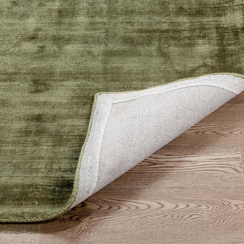 Tapis tissé à plat Lowesdale, Rectangle de 5 pi x 8 pi, Vert
