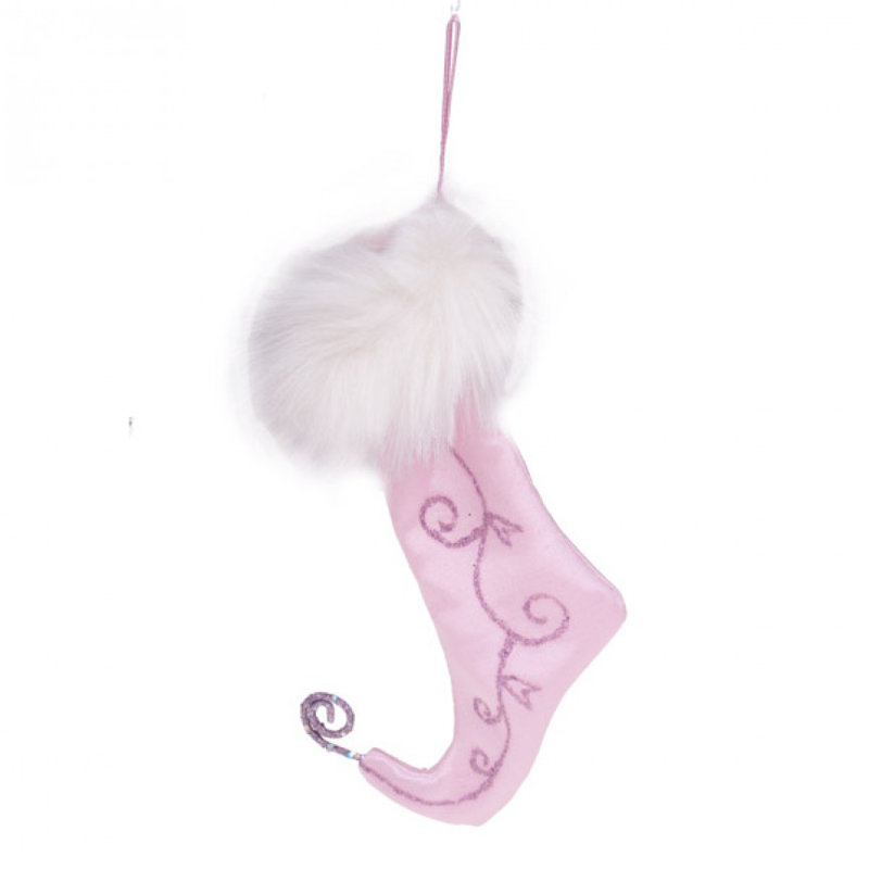 12cm Fabric Ornament Accessory, Pink / Lilac