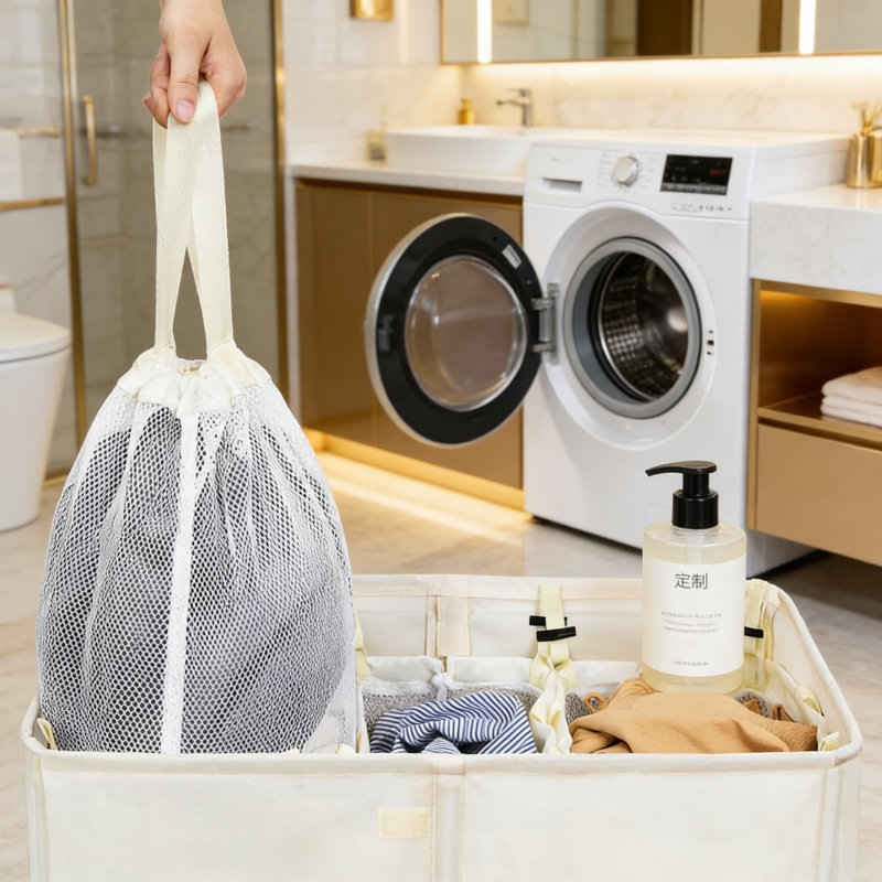 Large 3-Section Laundry Hamper With Lid And Removable Wash Bags, Collapsible Waterproof Dirty Clothes Basket Organizer For Laundry Room, Bathroom, Or Dorm