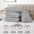 Fluffy Comforter Set 3 Pieces- All Seasons Heavy Faux Fur Comforter With Two Pillowcases-116802362-116802369
