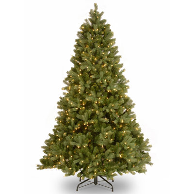 7' Feel Real® Downswept Douglas® Fir Hinged Tree with 700 Clear Lights UL-Special Version