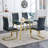 1 Piece Rectangular Dining Table Without Chair-863821730