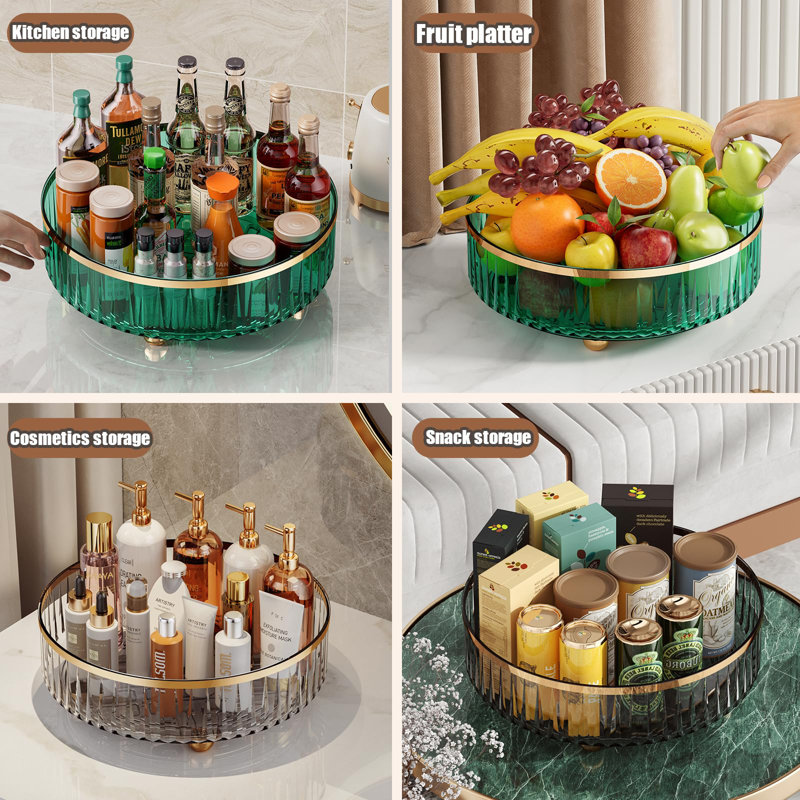 Nanisha Plastic Cabinet Shelving Rack, Clear
