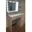 Rhett Makeup Vanity with Mirror, LED Lighting & Spacious Storage-580714968