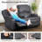 Loveseat Recliner Sofa, Loveseat with Removable Armrest, USB Ports, Cup Holders-1969473297