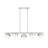 Trombetta 5 Light Linear Chandelier-807191885