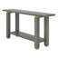 Console de 62,9 po avec console minimaliste moderne, canapé d'entrée en bois de pin massif avec détails en métal, tablette de rangement ouverte-548984784