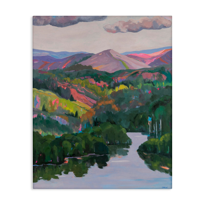 Toile Park City Mountains, conception par Jenny Wantuch, H 40 po x l 30 po