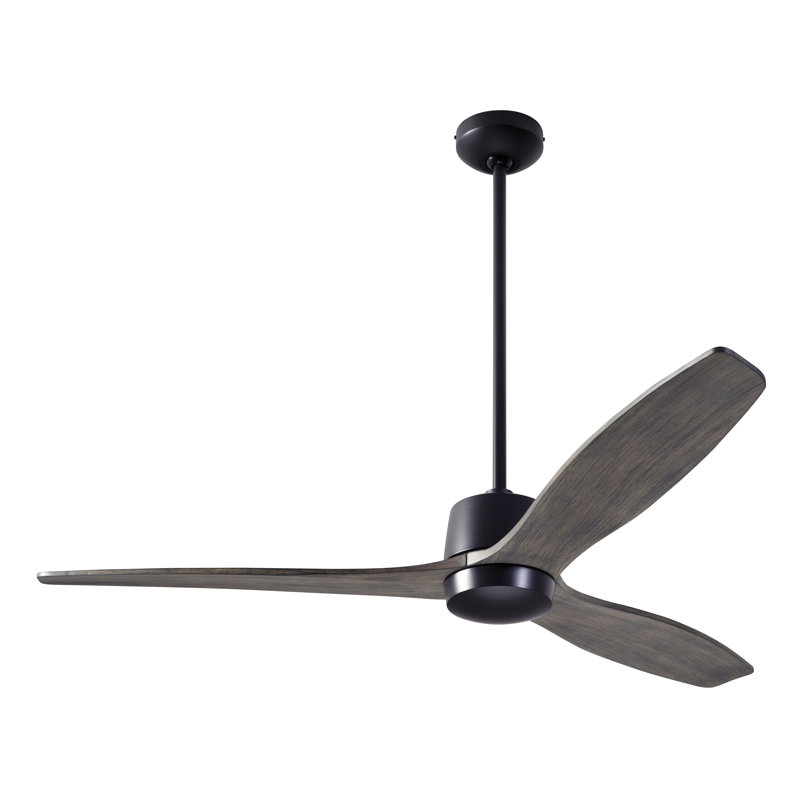 Arbor Downrod Ceiling Fan, Dark Bronze, Handheld Remote Control, Graywash
