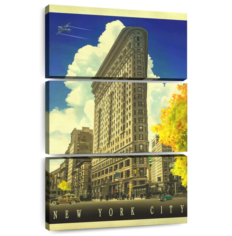 Sireci New York Rush Hour, 74" H x 48" W