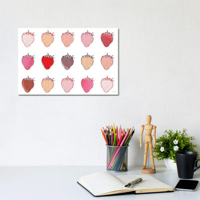 Fraises - reproduction sur toile tendue