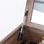 Nordic style clamshell black walnut dresser