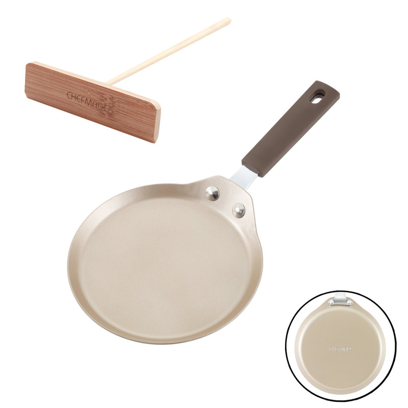 Poêle à crêpe antiadhésive 6 po CHEFMADE, L 7,1 po