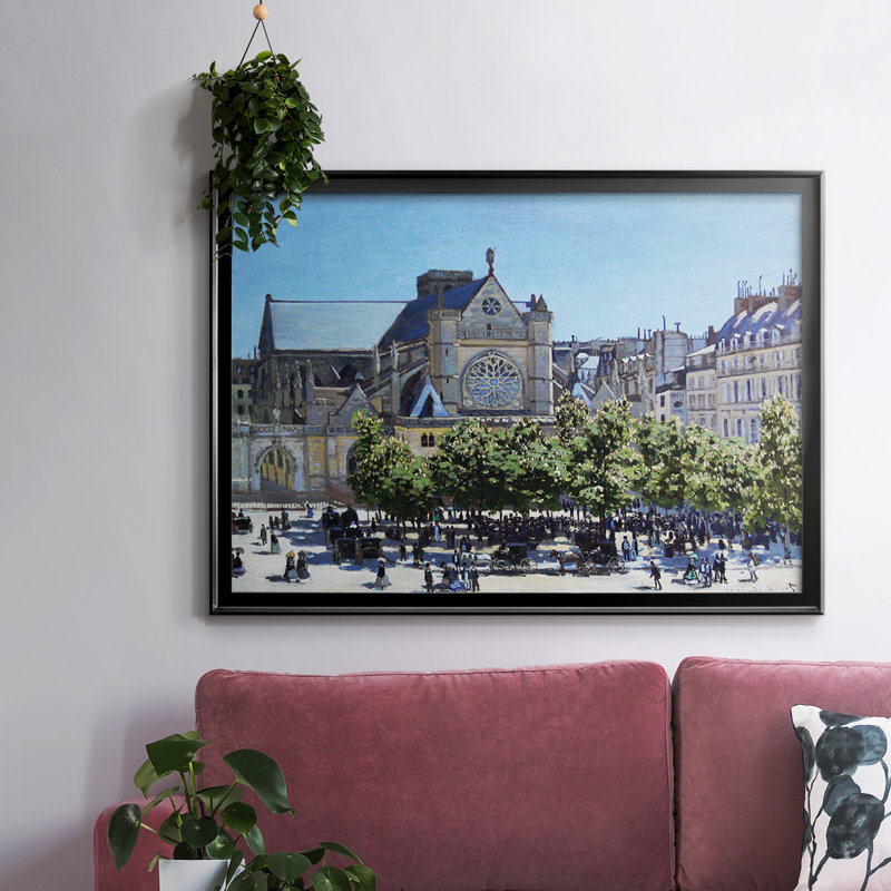 Claude Monet Saint, Noir, H 18 po x l 26 po x P 1,5 po