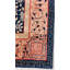 Tapis bleu marine antique Art Deco