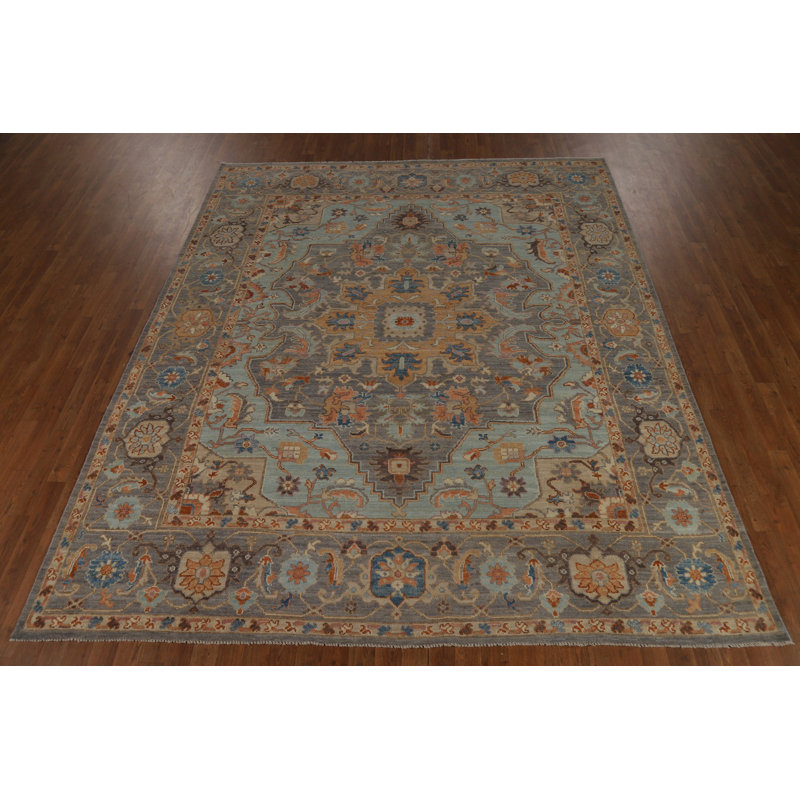 Vegetable Dye Oushak Turkish Area Rug 8x10