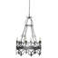 Venetian 4 - Light Candle Style Wagon Wheel Chandelier-55382812