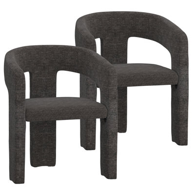 Modern Fabric Dining Chair, Set of 2