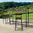 Lozan Rectangular Metal Outdoor Bar Table , in. W 14.6'' in. D-813632283