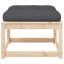 Garden Footstool Ottoman Footrest Outdoor Stool Seat Solid Wood Pine-646013935-646013934
