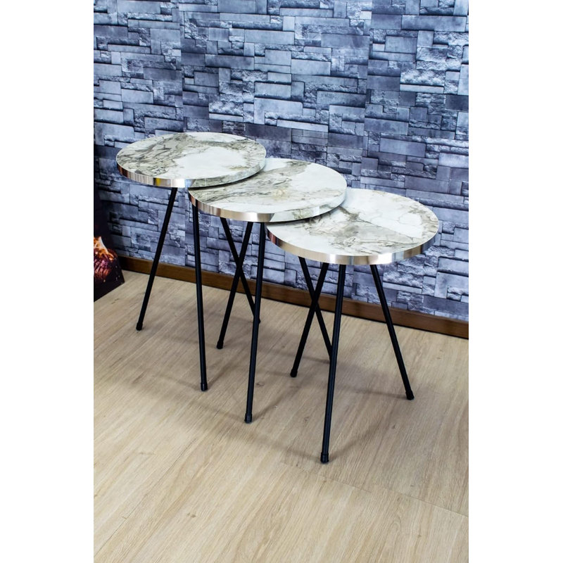 Caenas 14cm Console Table, White