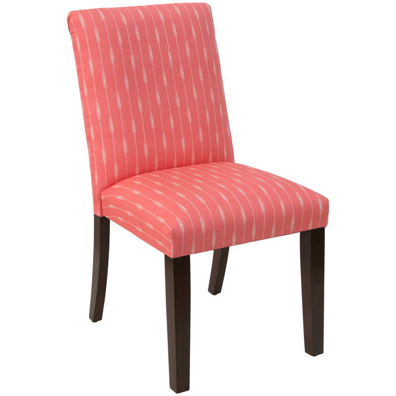 Chaise parsons en coton Sylva, Émeraude à rayures d'auvent, Espresso