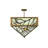 Glass Semi Flush Mount