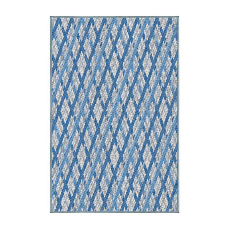 Geometric Indoor Rug, Rectangle 7' x 9'