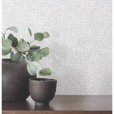 Aden Sea Green Linear Abstract Wallpaper