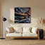 Art mural gris Space Space vaisseaux
