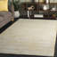 Tapis ivoire / doré en laine / viscose / coton touffeté à la main Diether-1765826264