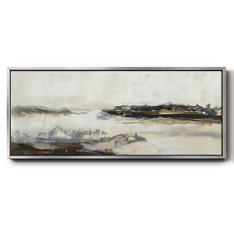 Joyful Horizon II - toile encadrée, H 12 po x l 30 po