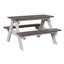 Kids Outdoor Rectangular Picnic Table-496926350