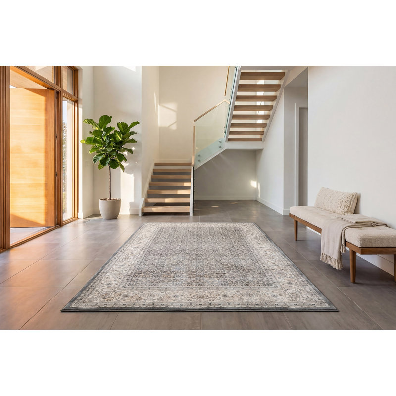 Attell Oriental Indoor Rug, Rectangle 6'7" x 9'6"