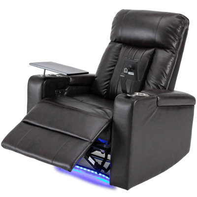 Recliner with Storage Arms