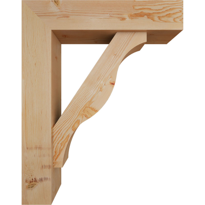 Support Funston Block avec support décalé, 38 x 30, Sapin Douglas de l 7 1/2 (lisse)