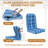 Outdoor/Indoor High Back Chair Cushion-125529592