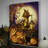 Haunted House 18x24 Fully Illuminated ColorChange LED Print