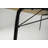 Flow Oak Solid Wood Top Metal Base Dining Table