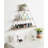 3 Piece Triangle Tiered Shelf with Adjustable Shelves-1910159202